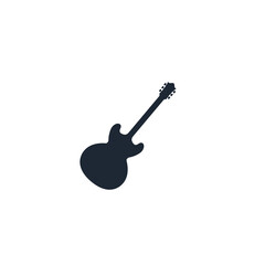 guitar icon music symbol logo template
