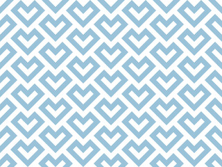 Abstract geometric pattern. A seamless vector background. White and blue ornament. Graphic modern pattern. Simple lattice graphic design