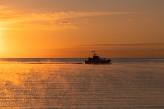 Lotsen Boot auf der Ostsee