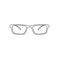 Fototapeta premium eyeglasses icon vector illustration simple design element