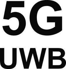 5G internet network vector logos for high speed LTE 4G, 3G or 2G and H mobile net technology and smartphone UI app design 