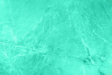 Mint marble texture. Natural patterned stone for background, copy space and design. Abstract marble stone surface. Trendy color. Tones of biscay green color