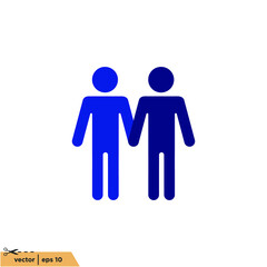 human teamwork employee icon vector illustration simple design element