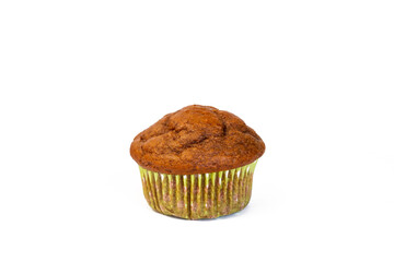 Muffin made from coarse flour - more useful dietary and healthy without topping and sugar - Dietary product. Useful children's dessert. Diet. Recipe