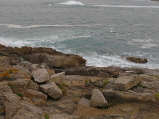 view of the ocean and the rocks