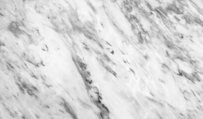 Marble texture abstract background coming from natural stone. White marble panel has a beautiful dark pattern that is empty.