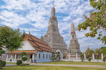 Wat Arun temple of dawn in Thailand