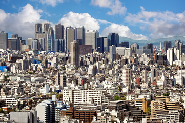 Shinjuku skyline, Tokyo cityscape, Japan