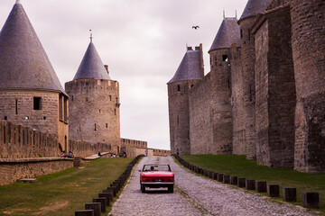 Fototapeta na wymiar viajando por los castillos de francia 