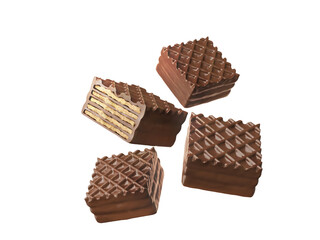 chocolate coated on Crispy wafer bar, Design for Packaging