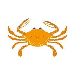 ワタリガニのイラスト