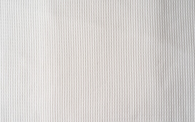 white waffle cotton fabric background