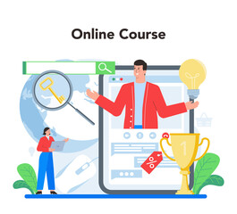 Contextual advertsing online service or platform. Marketing campaign