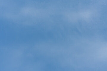 Blue sky with small clouds. Natural background