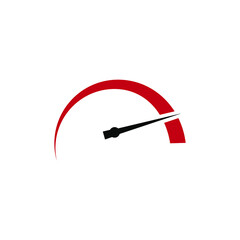 speedometer icon vector illustration simple design element