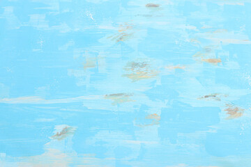 background of blue wooden vintage wall with distressed peeling details