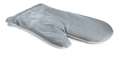 Oven glove for hot dishes isolated on white