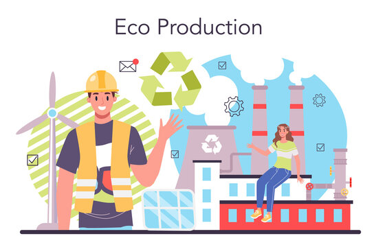 Ecology concept. Idea of environmental protection and global eco-system