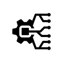 Cryptocurrency technology icon