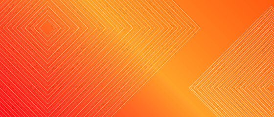 orange background with abstract square