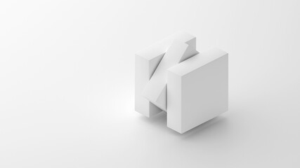 3d white componrnts background