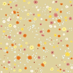 seamless pattern with flowers