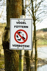 Schild:  