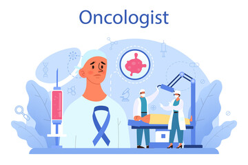Professional oncologist. Cancer disease diagnostic and treatment.