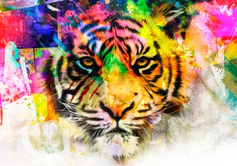 Fototapeten Tiger im Dschungel © reznik_val