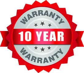 Obraz premium Year warranty stamp vector logo images, Warranty vector stock photos, Warranty vector illustration of logo