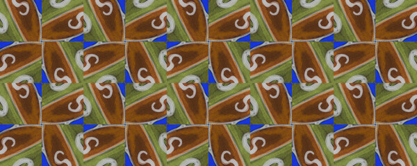 Luxury Tapestry Print. Colorful Seamless Kaleidoscope. Multicolor Vintage Design. Decorative Textile Rapport. Abstract Brocade Pattern. Fashion Geometric Wallpaper. Damask Luxury Ornament.