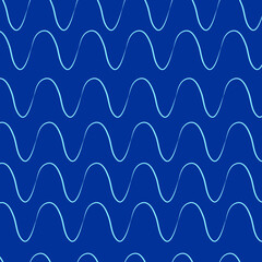 seamless pattern with waves 
