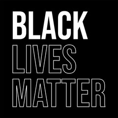 Black Lives Matter Font Design