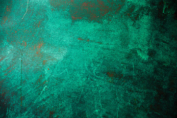 background metal surface with green-brown paint