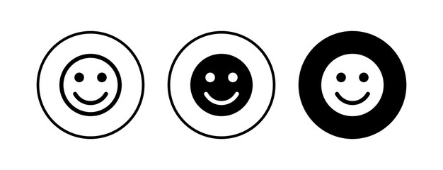Smile icons set. Smile vector icon. Emoticon Icon vector. Emoji