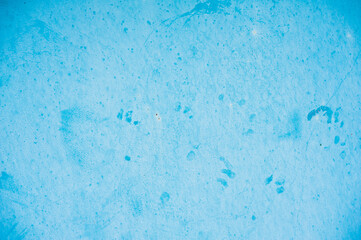 background metal surface with burnt out blue paint