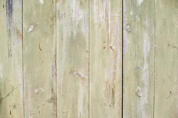 background wooden door in the barn light green color