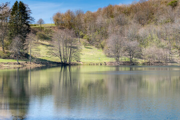 Das Weinfelder Maar bei Daun in der Vulkaneifel