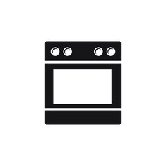 stove icon vector simple design element