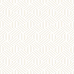 Vector seamless subtle lines mosaic pattern. Modern stylish abstract texture. Repeating geometric tiles