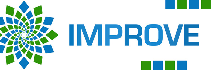 Improve Green Blue Element Horizontal 