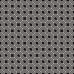 Vector seamless pattern. Modern stylish abstract texture. Repeating geometric tiles