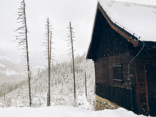 house in the mountains