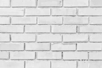 Obraz premium Modern white brick wall texture for background