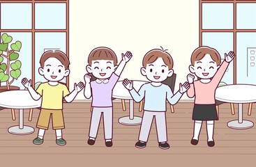 4人の子どもたち