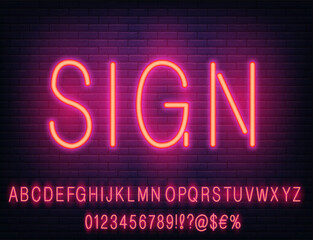 Retro Light Letters