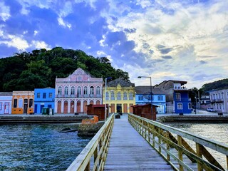 Fototapeta premium view of the town country