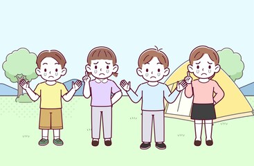 4人の子どもたち