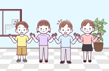 4人の子どもたち