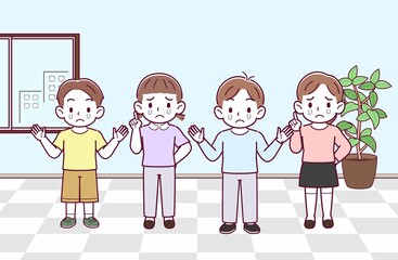 4人の子どもたち